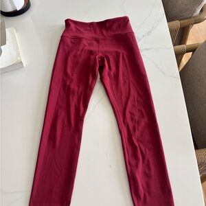 Athleta Elation Train 7/8 Tight Legging Burgundy